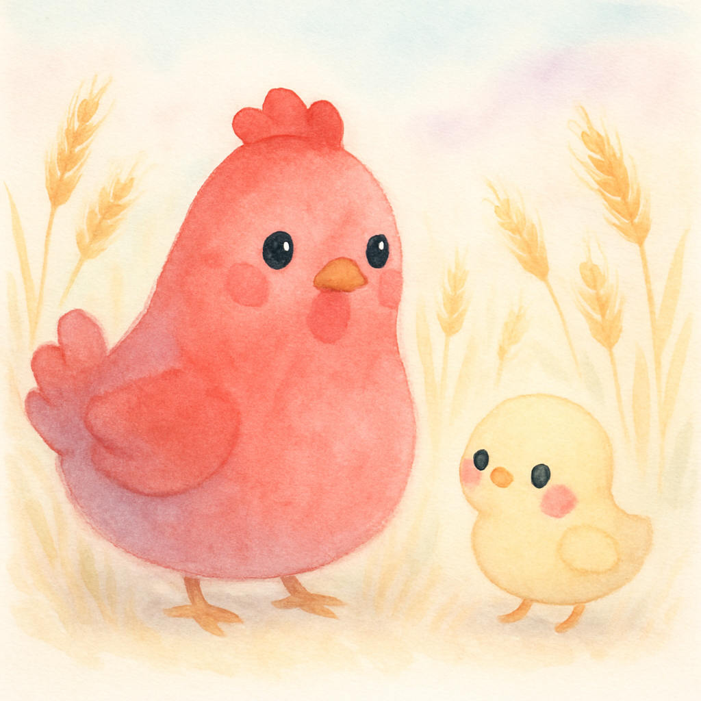 밀이 무럭무럭 자라 황금빛으로 익은 밭의 풍경