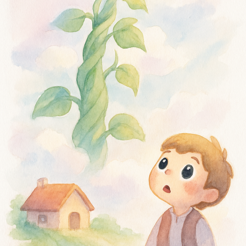 하늘까지 자란 거대한 콩나무