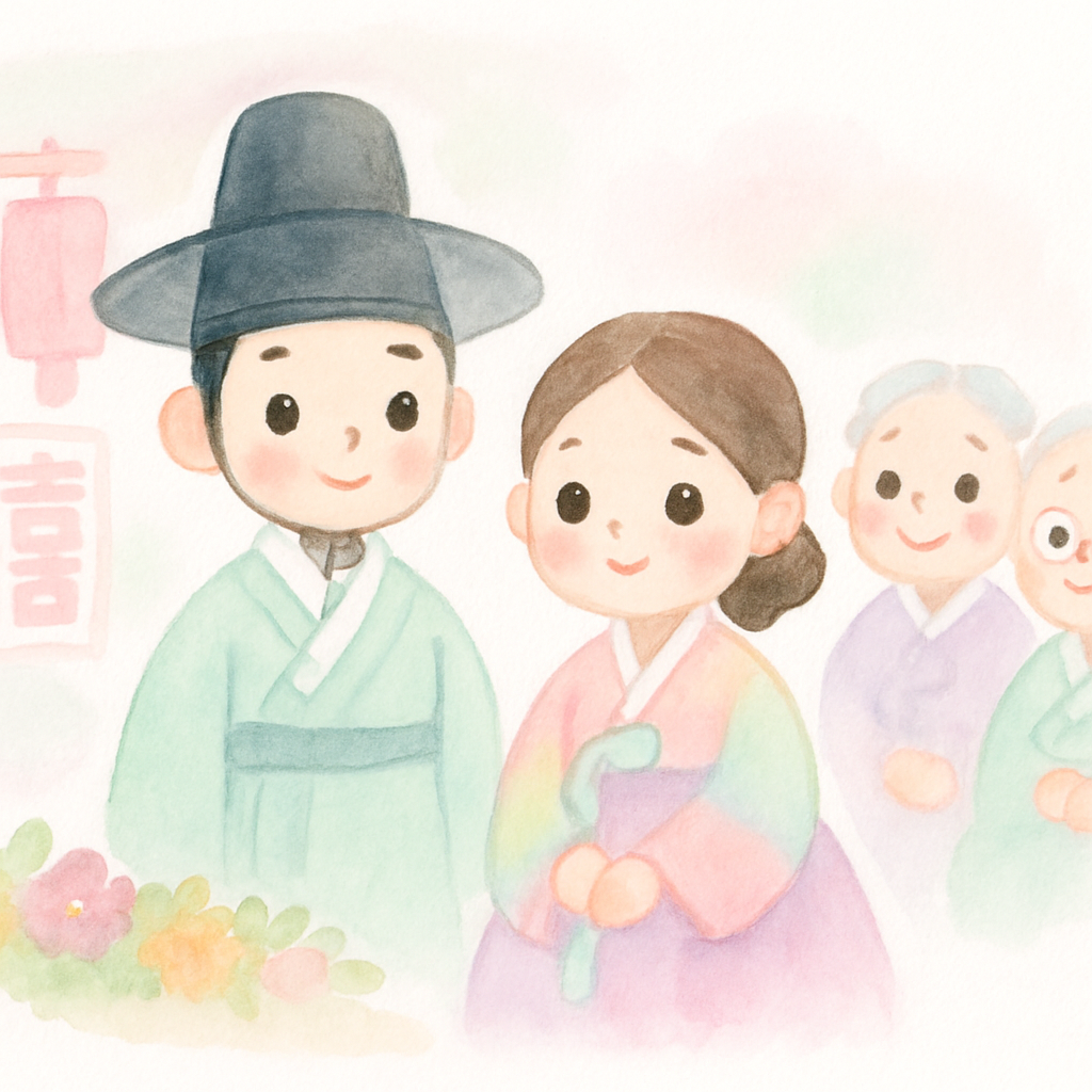 신선비가 결혼식에 나타난 장면